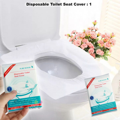 Disposable Toilet Seat Cover : 1 (10pcs)